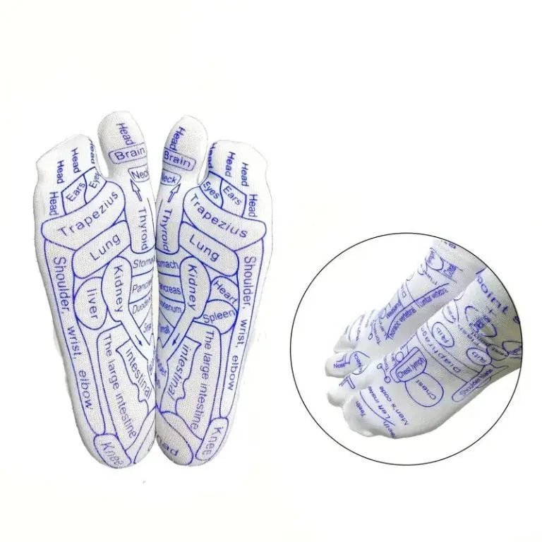 Reflexologické ponožky + 2 masážery zdarma