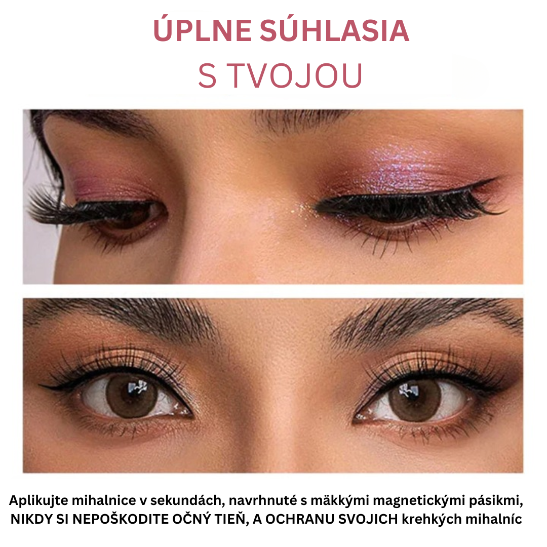Luxusní magnetické řasy + aplikátor (1 balení + 1 balení ZDARMA) – protože tvé oči si zaslouží víc !