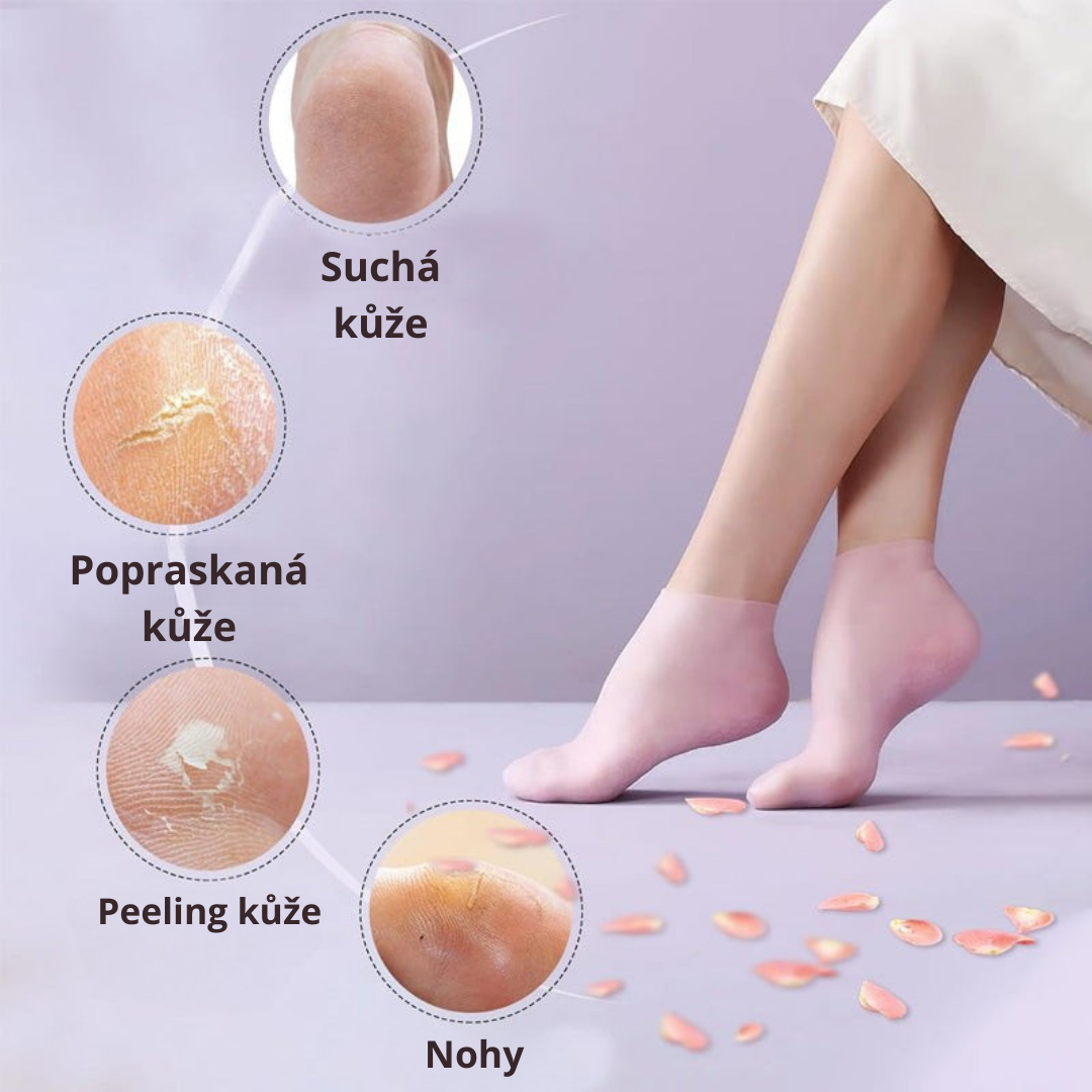 Siliconové Ponožky Pro Péči o Nohy