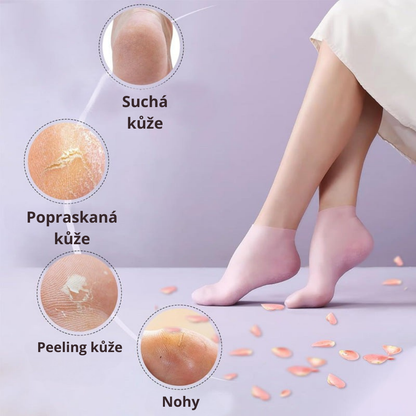 Siliconové Ponožky Pro Péči o Nohy