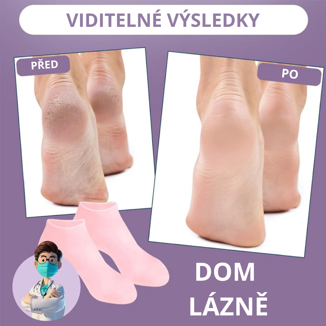 Siliconové Ponožky Pro Péči o Nohy