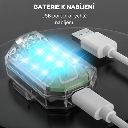 Sada světel pro bezpečnost silničního provozu (4 kusy)