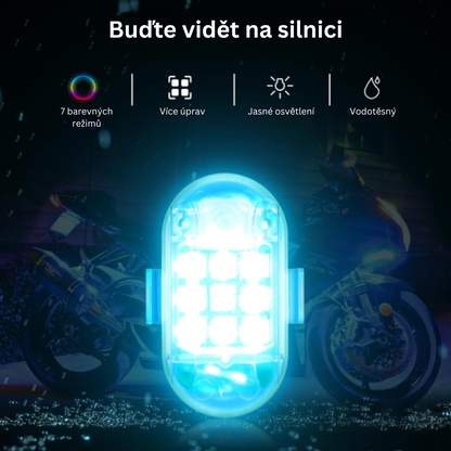 Sada světel pro bezpečnost silničního provozu (4 kusy)