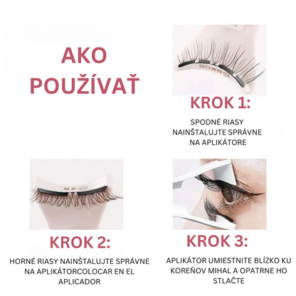 Luxusní magnetické řasy + aplikátor (1 balení + 1 balení ZDARMA) – protože tvé oči si zaslouží víc !