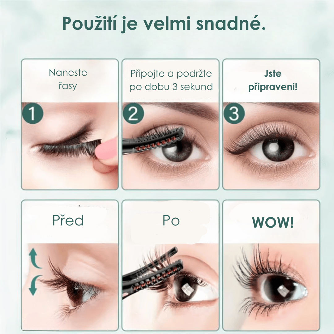 Přesná kulma na řasy