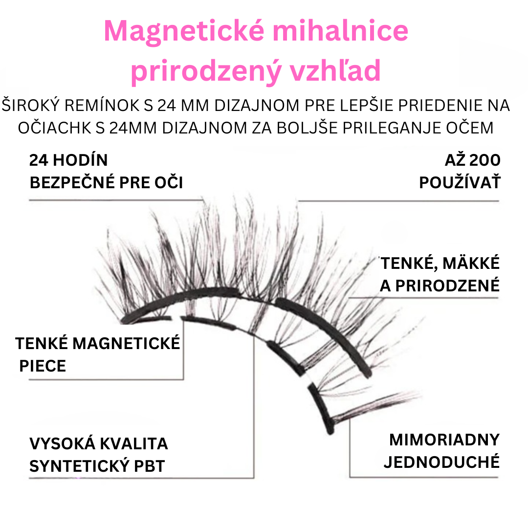 Luxusní magnetické řasy + aplikátor (1 balení + 1 balení ZDARMA) – protože tvé oči si zaslouží víc !