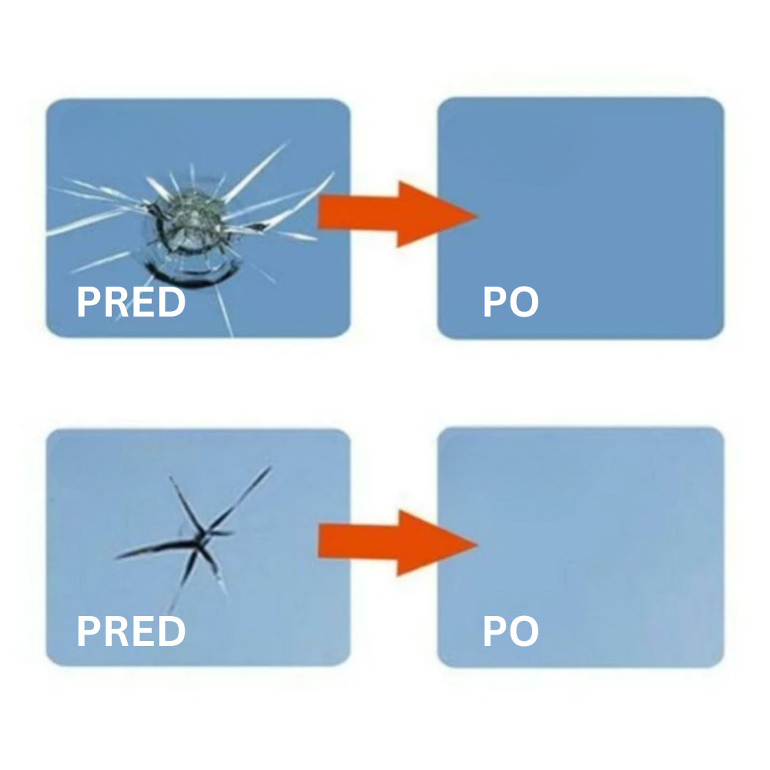 Souprava pro opravu skel