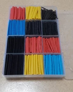 Tepelně smrštitelné bužírky – sada 850 ks